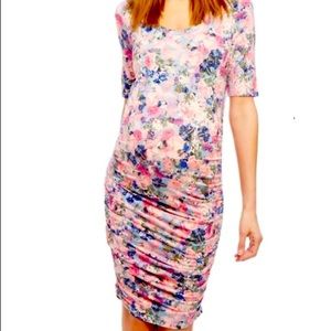 Motherhood Maternity Floral Printed Dress